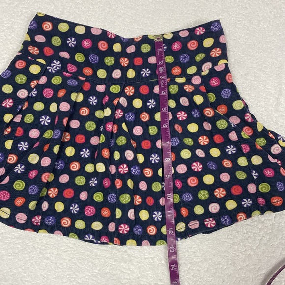 Gymboree candy shop long sleeve embroidered gumdrop top and corduroy skort 8 - Picture 8 of 12